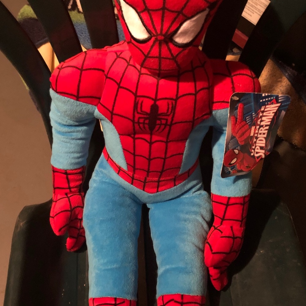 Marvel Spider-Man Plush Costume Doll - Red & Blue